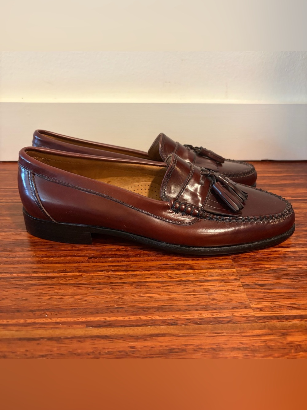 Vintage G.H. Bass Weejuns Tassel Kiltie Loafers Size 8.5D